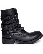 Ash 'Ralph' Stud Leather Biker Boots - Lyst