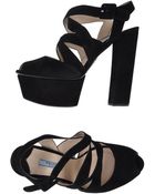 Prada Sandals - Lyst