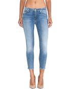 7 For All Mankind The Cropped Skinny - Lyst