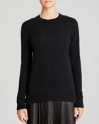 Vince Sweater Overlay Crew Cashmere - Lyst