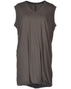 Rick Owens Lilies Short Dress - Lyst