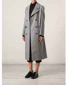 Valentino Double Breasted Coat - Lyst