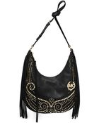 Michael Kors Michael Rhea Studded Medium Slouchy Shoulder - Lyst