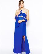Forever Unique Teri Maxi Dress With Embellished Strap Detail - Lyst