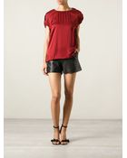 Lanvin Ruched Top - Lyst
