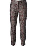 Dolce & Gabbana Brocade Trousers - Lyst