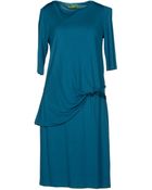 Versace Jeans Knee-Length Dress - Lyst
