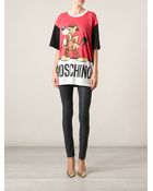 Moschino Oversize Cartoon Print T-Shirt - Lyst