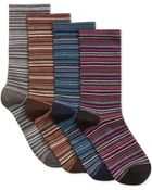 Hue Glitter Multi Stripe Sock - Lyst