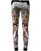 Philipp Plein 'Crazy Jungle' Print Leggings - Lyst