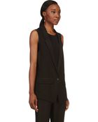 Rag & Bone Black Wool Ines Vest - Lyst