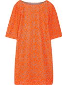 Matthew Williamson Neon Embroidered Tulle Dress - Lyst