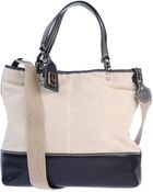 Fay Two-Tone Pattern Shoulder Bag - Lyst
