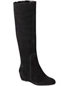 Nine West Myrtle Wedge Boots - Lyst