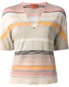 Missoni Striped Sweater - Lyst