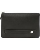 Fendi Black Calfskin Leather Travel Bag - Lyst