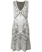 Antonio Marras Floral Embellished Dress - Lyst