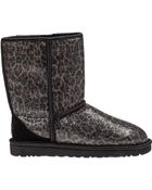 Ugg Australia Classic Short Glitter Boot Leopard Fabric - Lyst