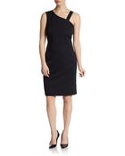 Pauw One-Shoulder Wool Dress - Lyst