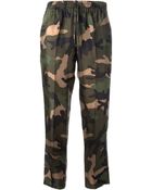 Valentino Camouflage Trousers - Lyst