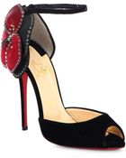 Christian Louboutin Pensamoi Velour Pumps - Lyst