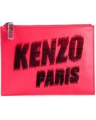 Kenzo ' Paris' Clutch - Lyst