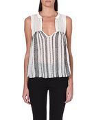 Free People Sleeveless Shirt - Lyst