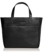 Lacambra Black Midi Leather Tote - Lyst