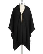 Echo Hooded Poncho - Lyst