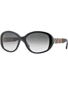 Burberry Blaze And Orchard Oversized Round Sunglasses - Lyst