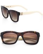 Tory Burch P Square 52Mm Sunglasses - Lyst