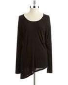 DKNY Asymmetrical Top - Lyst