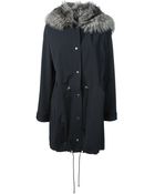 Liska Fox Fur Hood Parka - Lyst