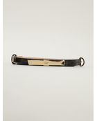 DSquared² Moc Croc Skinny Belt - Lyst