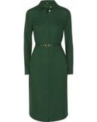 Raoul Tippi Silk And Cotton-Blend Midi Dress - Lyst