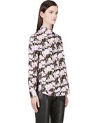 Givenchy Peony Print Blouse - Lyst