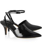 Alexander Wang Inga Glossed-Leather Pumps - Lyst