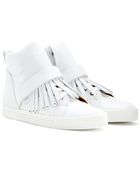 Marc Jacobs Leather High-Top Sneakers - Lyst