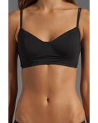 Splendid Longline Soft Cup Bra in Black - Lyst
