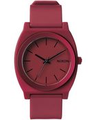 Nixon Ano Time Teller P Dark Red Watch - Lyst