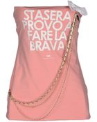 Elisabetta Franchi Jeans Tube Top - Lyst