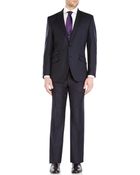 English Laundry Black Tonal Pinstripe Two-Button Suit - Lyst