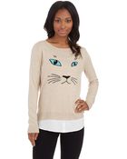 Kensie Cat Sweater - Lyst