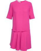 Marni Wool Dress With Ruffle - Lyst