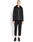 Marni Fur-Collar Wool-Blend Jacket - Lyst