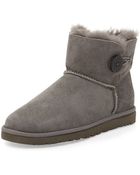Ugg Bailey Button Short Boot - Lyst