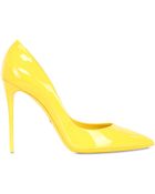 Dolce & Gabbana 105Mm Kate Patent Leather Pumps - Lyst