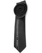 Dior Homme Logo Stripe Pointed Tie - Lyst