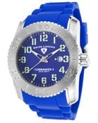 Swiss Legend Commander Ii Blue Silicone And Dial - Lyst