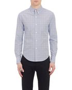 Band of Outsiders Stripe Poplin Shirt - Lyst